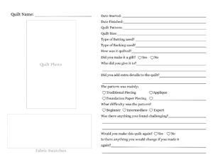 Every Quilt Has A Story (PDF Printable) - Image 4