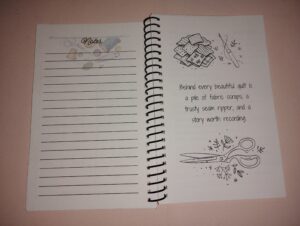 Every Quilt Has A Story (Quilt Journal -  Spiral Bound) - Image 3