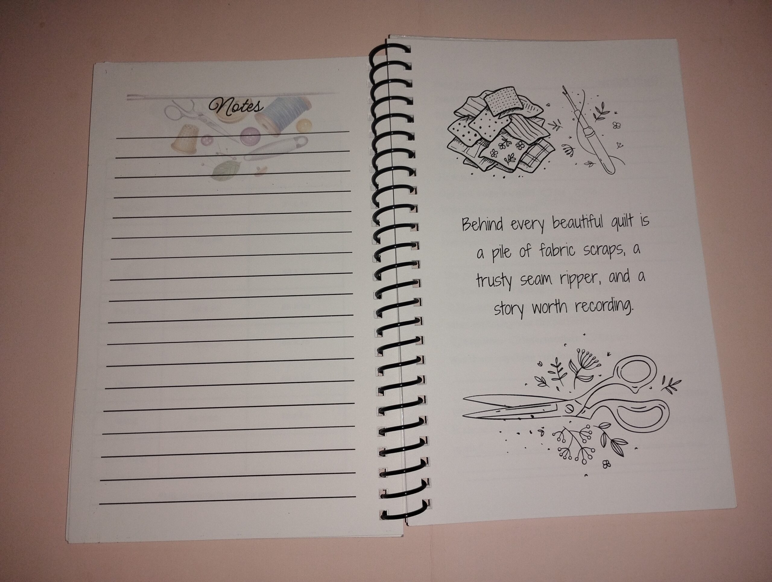 Every Quilt Has A Story (Quilt Journal - Spiral Bound)